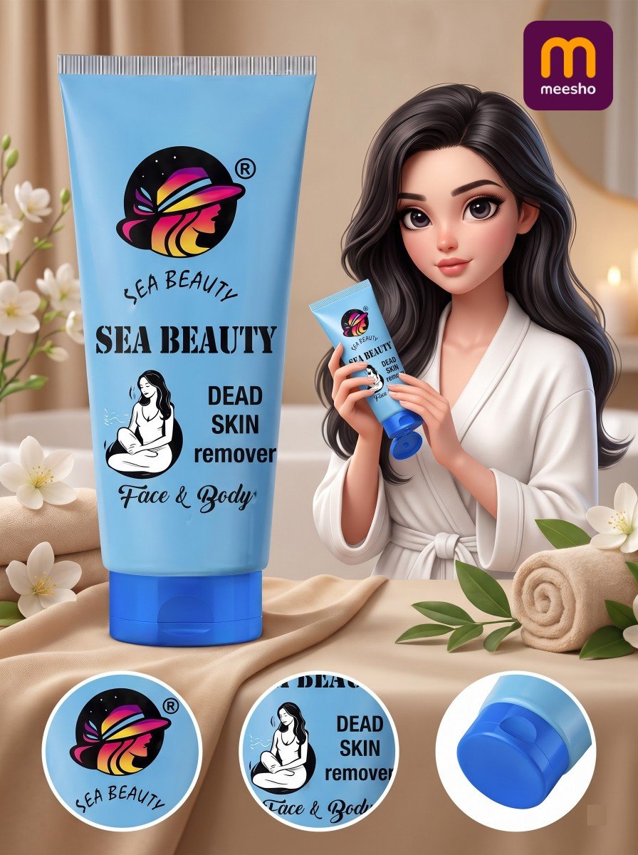 Sea Beauty Dead Skin Remover for Face & Body Pack of 1, 100ml