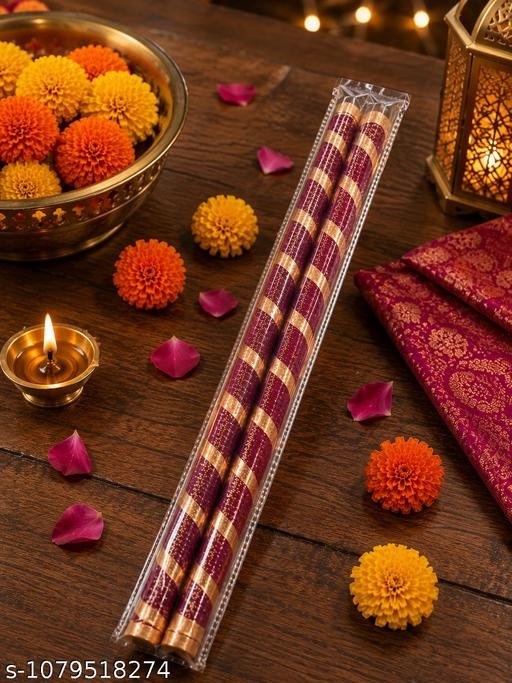 Decorative Dandiya Sticks for Navratri Garba & Dandiya Raas